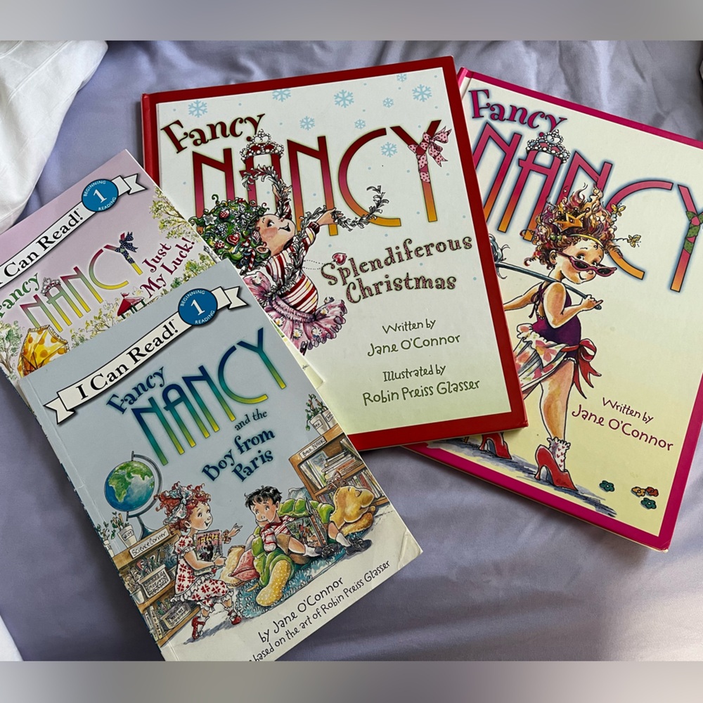 4 Fancy Nancy kids books
